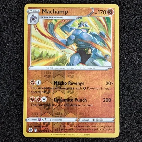 Pokemon | Toys | Champions Path Pokemon Card Machamp 26073 Reverse Holo |  Poshmark